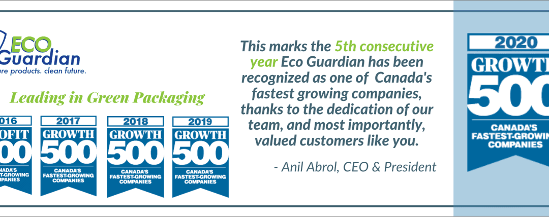 Canadian Business’ Growth 500 List Award Winner for  the  5th Year in a Row