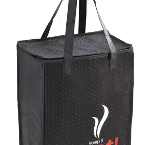 13.8" x 7.5" x 15.5" Insulated Reusable Bag with Handles, QTY 25
