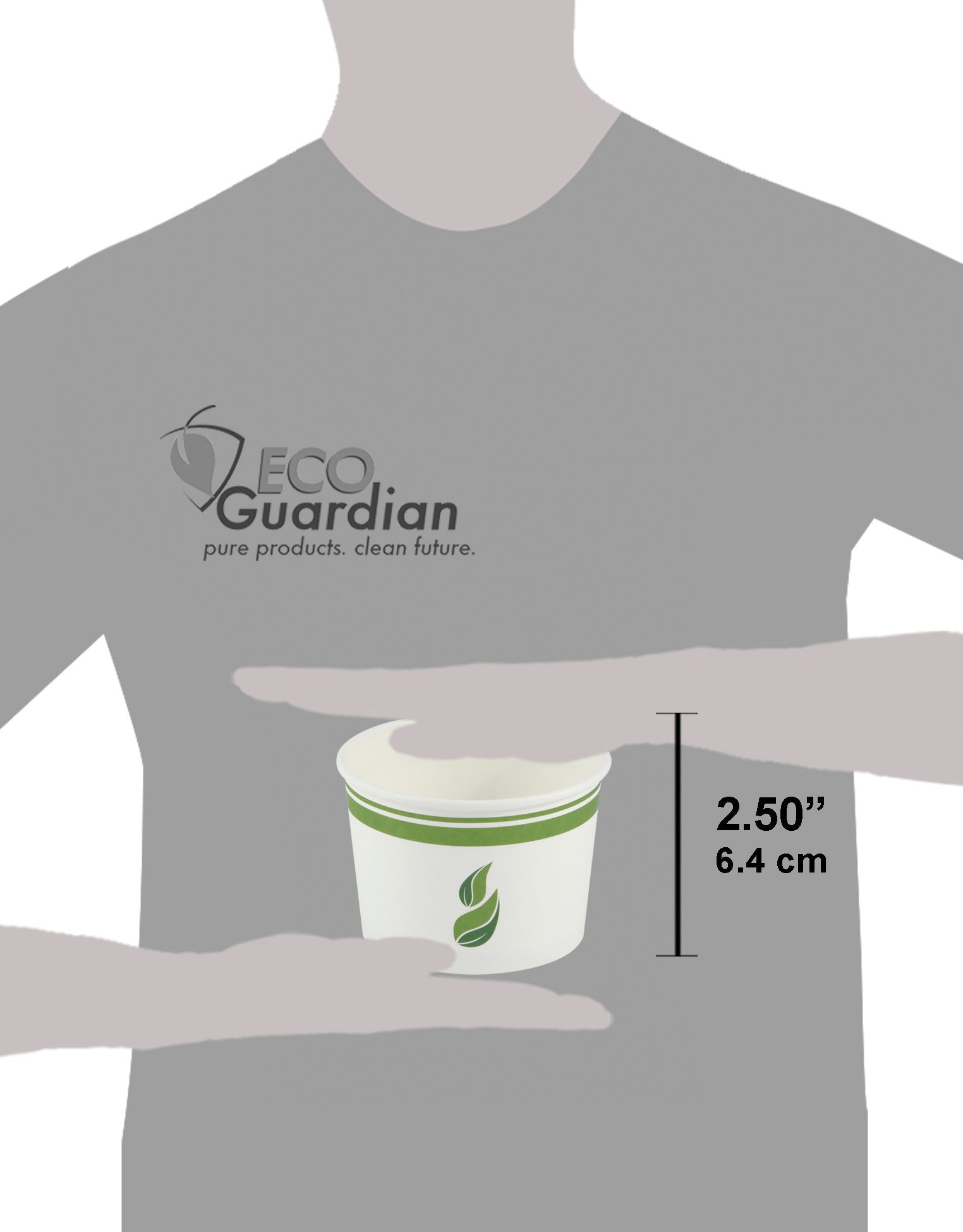 Graphic Packaging 316603019 Ecotainer™ Polystyrene 8 oz Soup Container Flat  Lids - 3 7/8Dia. x 1/2H