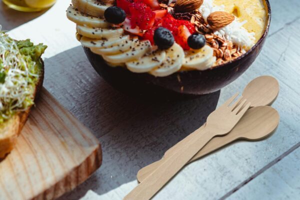 6.25" Wooden Spoon, Individually Wrapped, Compostable, Qty 100 - FSC 100% Certified, - Image 5