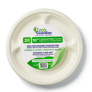 Eco Guardian 10" 3-compartment plate