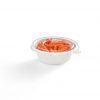 12 oz Clear, Flat PET Lid for Round Fibre Wide Mouth Container - Image 4