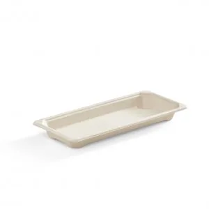 8.7" x 3.6" Slim, Long Fibre Sushi Tray