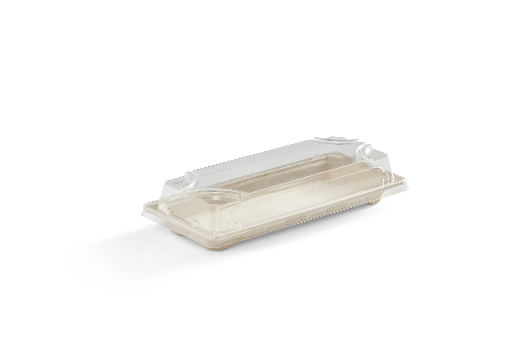 8.7" x 3.6" Slim, Long, Fibre Sushi Tray - Image 2