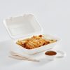 9" x 6" x 3" Fibre Hinged Lid Container - Image 2