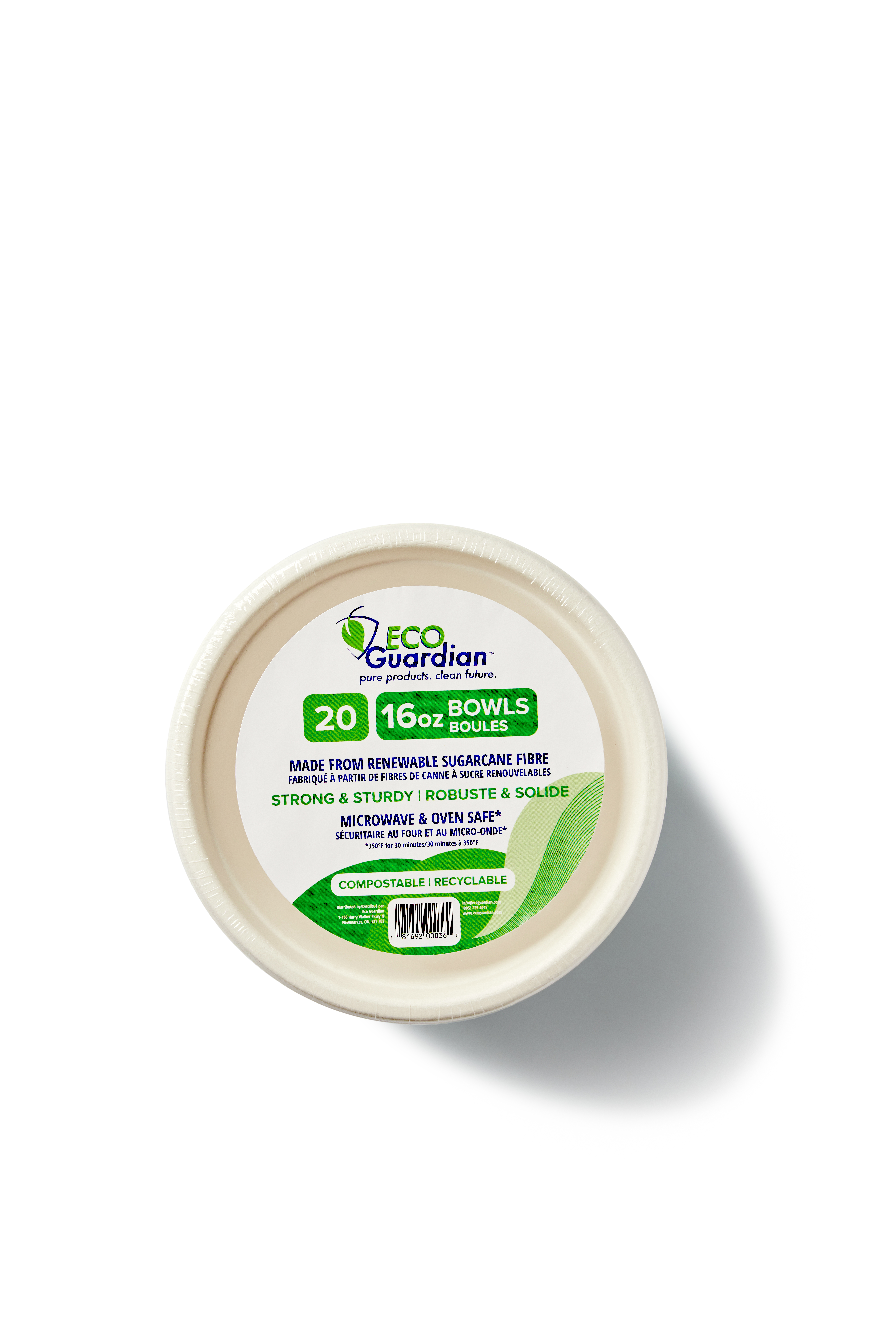 16 oz Round Wide Mouth Bowl, 20 Piece Retail Pack - Image 4