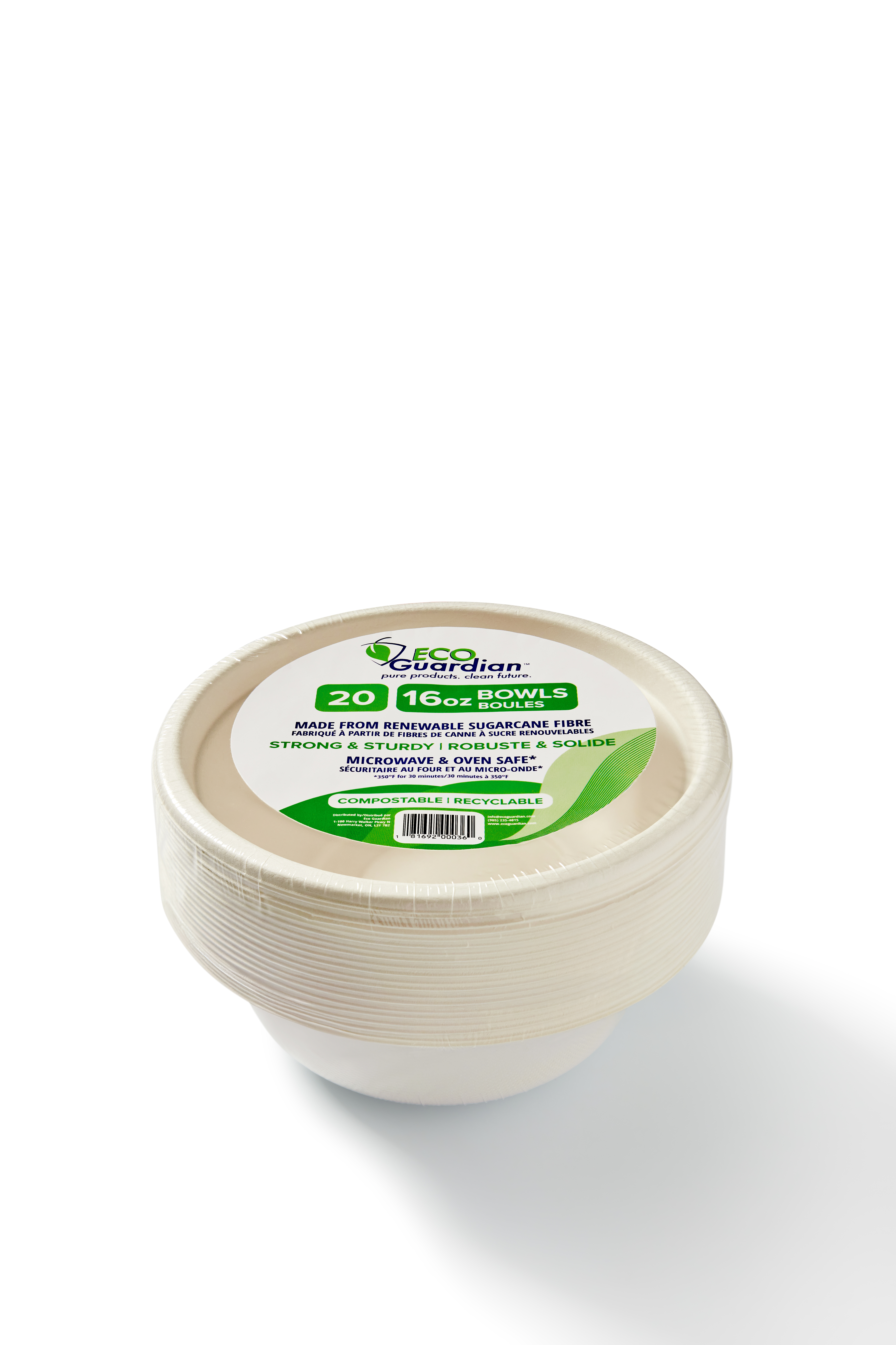 16 oz Round Wide Mouth Bowl, 20 Piece Retail Pack - Image 3