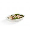 12 oz Oval Fibre Compostable Container Lid - Image 4
