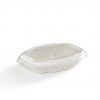 12 oz Oval Fibre Compostable Container Lid - Image 2