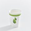 12 oz PLA-Lined Single Wall Paper Cup, Compostable