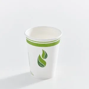 12 oz PLA-Lined Single Wall Paper Cup, Compostable