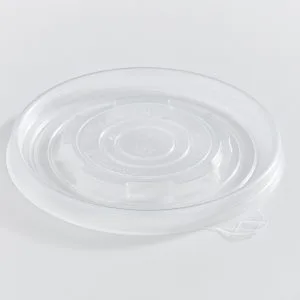 Clear PP Lid for 12-32 oz PLA Lined Paper Food Containers, Recyclable, Qty 25
