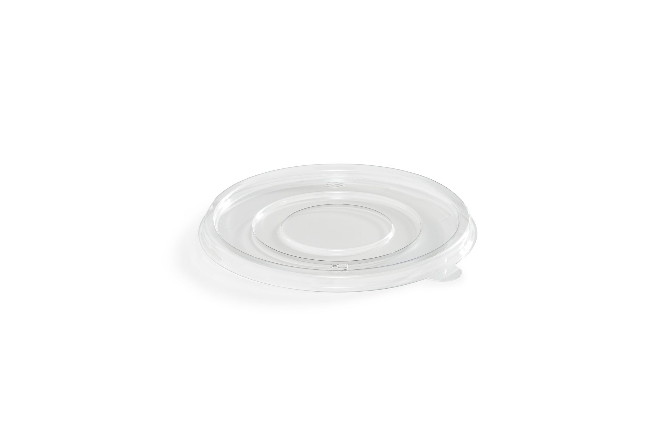 CLEAR PLASTIC LIDS FOR 16 OZ ECO BOWLS - 500CT — P Plus Packaging