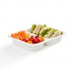 2-Compartment Rectangular Compostable Container - Image 3