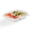 2-Compartment Rectangular Compostable Container - Image 2