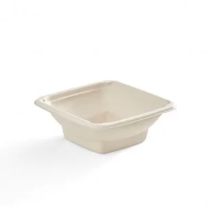 16 oz Square Fibre Compostable Container