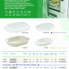 12 oz Oval Fibre Compostable Container Lid - Image 5