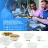 12 oz Clear, Flat PET Lid for Round Fibre Wide Mouth Container - Image 5