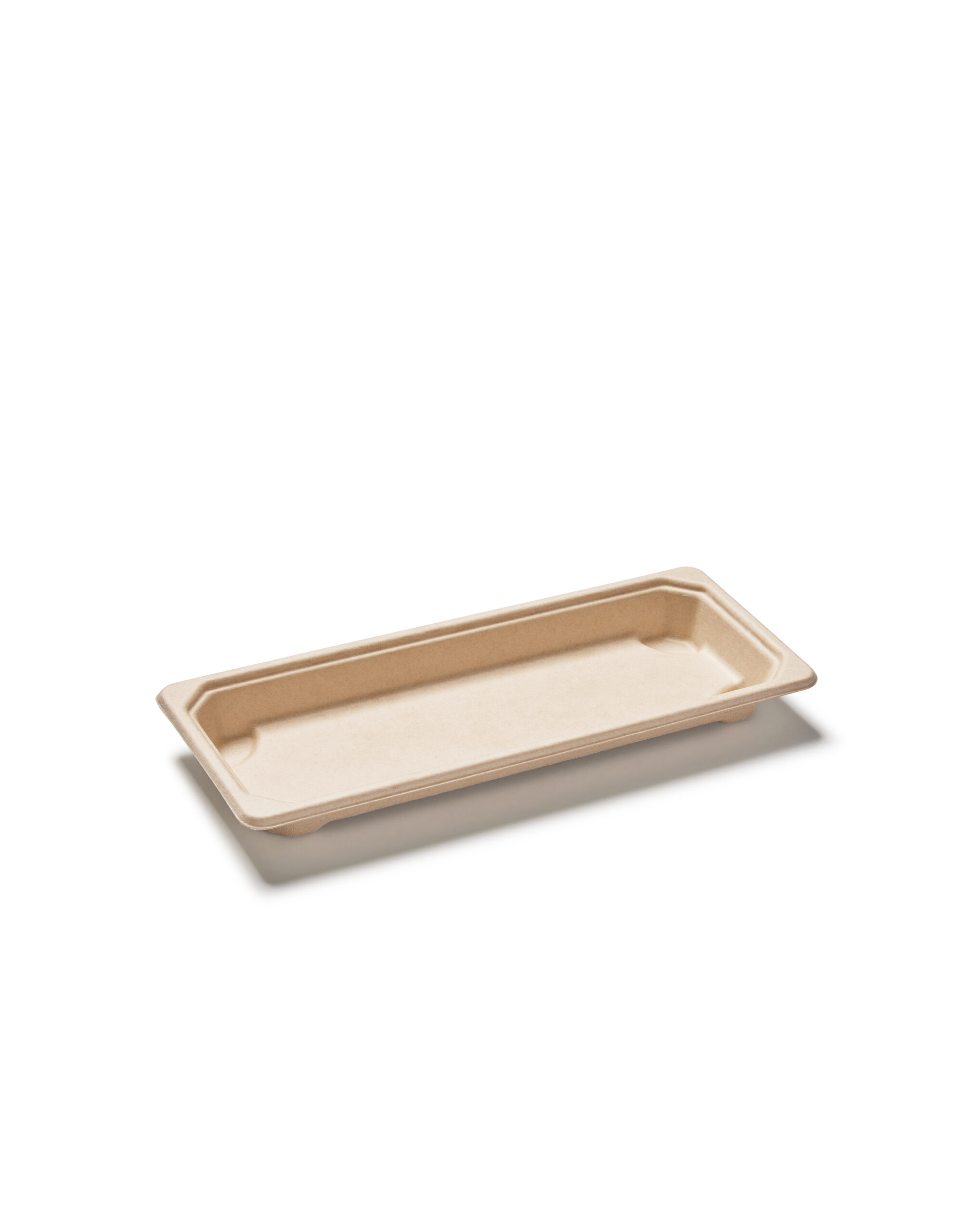8.7" x 3.6" Slim, Long Fibre Sushi Tray - Image 2