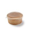 Forest Collection /  26 oz PLA-Lined Round Bamboo Bowl / Compostable - Image 2