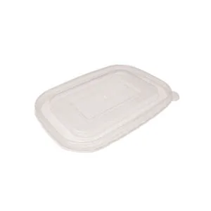 Forest Collection / PP Lid for 16-32 oz Rectangular Bamboo Bowls / Recyclable, Qty 50