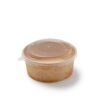 Forest Collection /  32 oz PLA-Lined Round Bamboo Bowl/ Compostable, Qty 50 Containers - Image 2