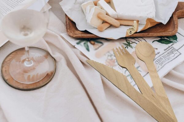 6.5" Wooden Knife, Individually Wrapped, Compostable, Qty 100 - FSC 100% Certified - Image 3