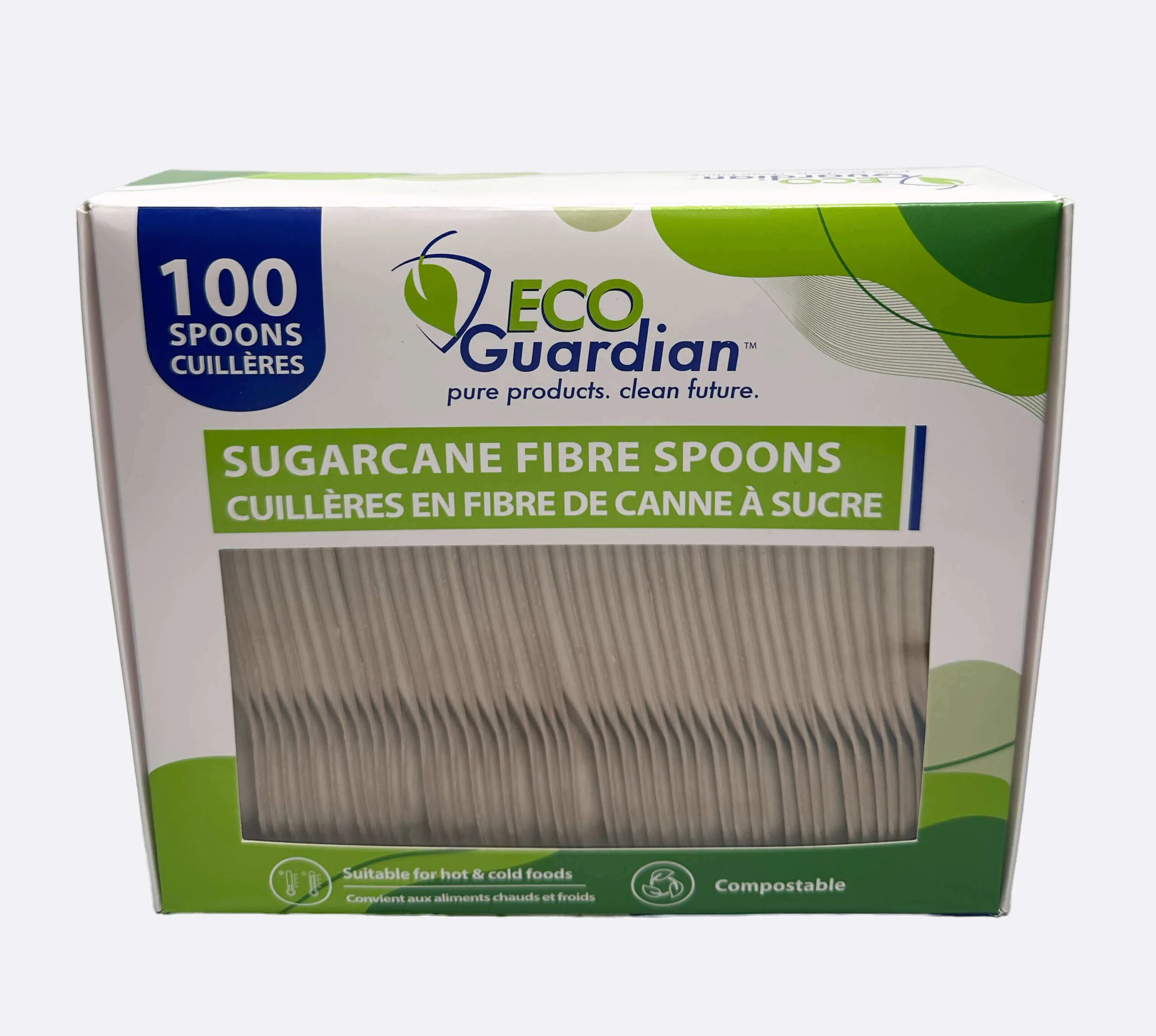 Bulk Fibre Spoon, 16 cm, Compostable