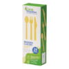 6.5" Wooden Fork, Knife & Spoon 24 Pc Retail Pack (8 Pcs Each) FSC 100% Certified