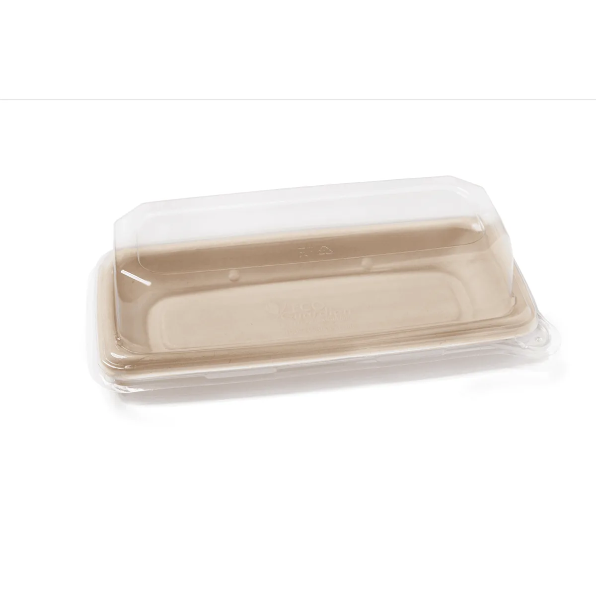 Large Sandwich Tray / Bagasse / Compostable (240x115x24 mm) - Image 2
