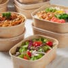 Forest Collection /  26 oz PLA-Lined Round Bamboo Bowl / Compostable - Image 4