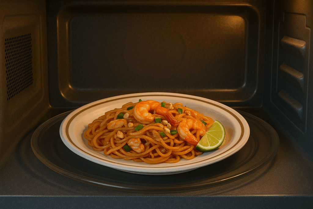 An Eco Guardian plate in the microwave